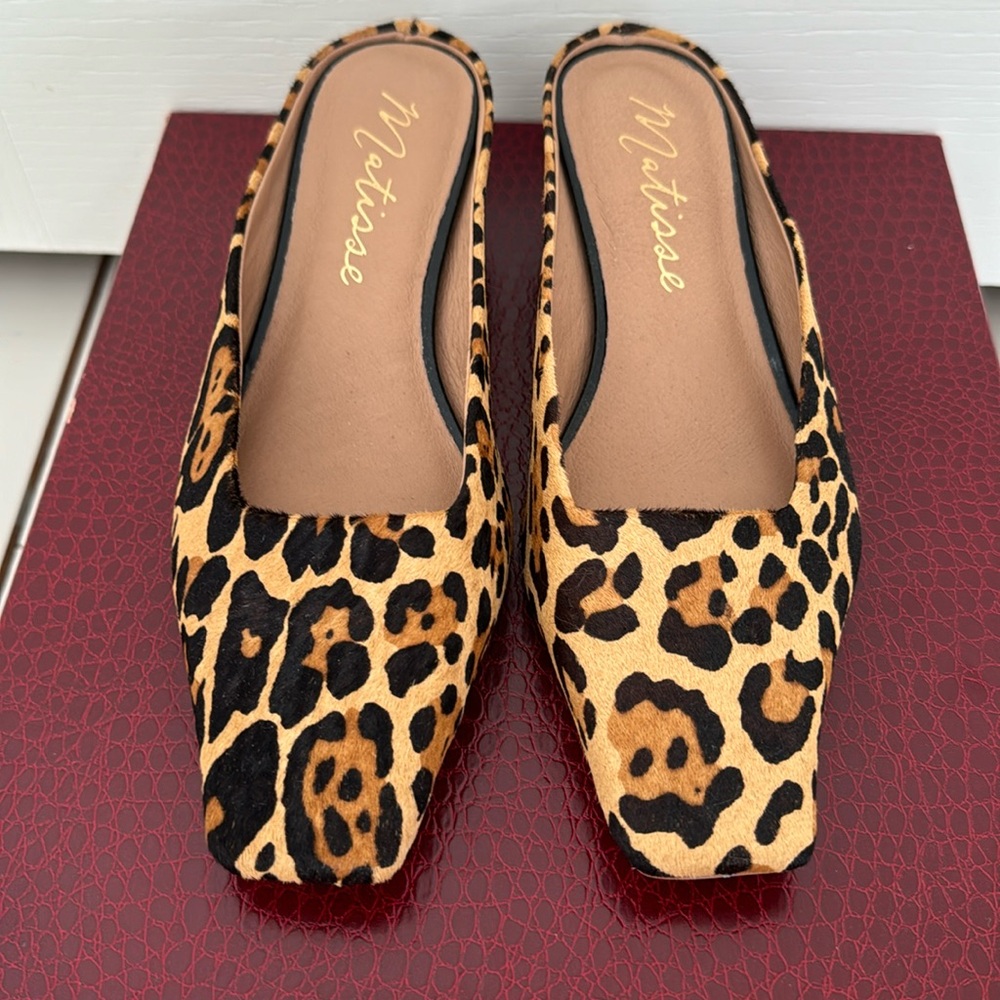 Leopard kitten heels by Matisse size 9
